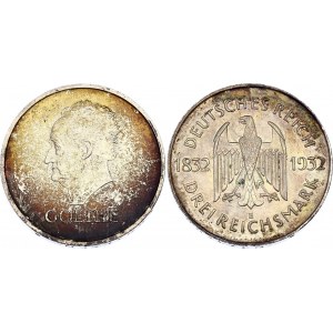 Germany - Weimar Republic 3 Reichsmark 1932 E