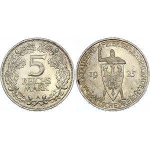 Germany - Weimar Republic 5 Reichsmark 1925 A