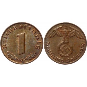 Germany - Third Reich 1 Pfennig 1938 J