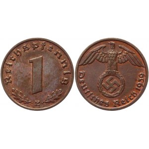 Germany - Third Reich 1 Pfennig 1939 E