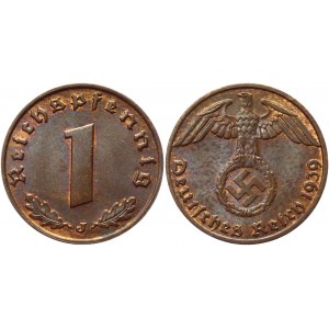 Germany - Third Reich 1 Pfennig 1939 J