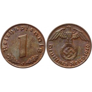 Germany - Third Reich 1 Pfennig 1940 J