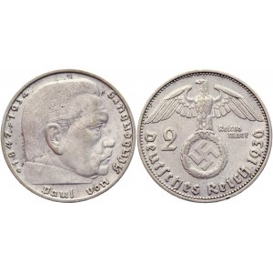 Germany - Third Reich 2 Reichsmark 1936 G