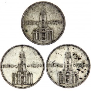 Germany - Third Reich 3 x 2 Reichsmark 1934