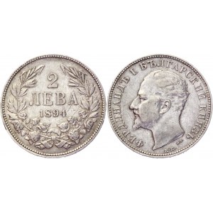 Bulgaria 2 Leva 1894 KB
