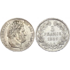France 5 Francs 1837 W