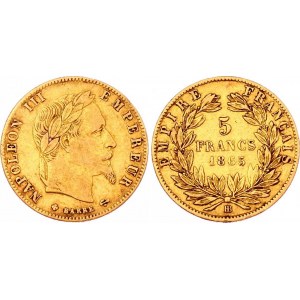 France 5 Francs 1865 BB