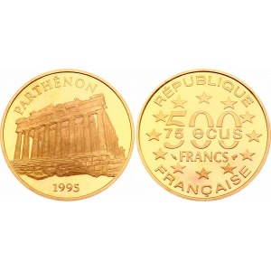 France 500 Francs - 75 Ecus 1995