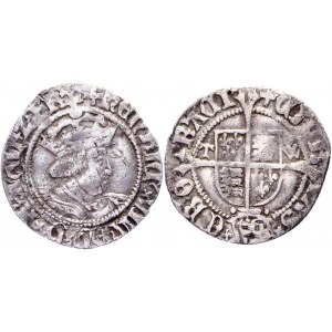 Great Britain Halfgroat 1526 - 1530 York TW