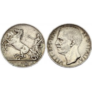 Italy 10 Lire 1927 R