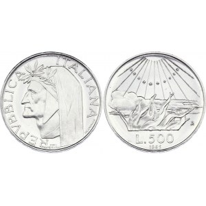 Italy 500 Lire 1965 R