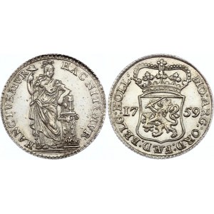 Netherlands Holland 1/4 Gulden 1759