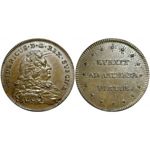 Sweden Frederick I Copper Medal 1720 - 1751 (ND)