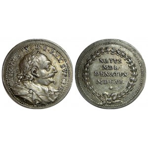 Sweden Birth - Death of Charles IX Silver Medal 1786 - 1787 (ND)