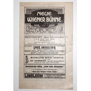 [Wyspiański S.] [program - Neu Wiener Buhne 1915] - Stanisław Wyspiański WESELE