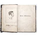 Mickiewicz A., [rare] 1833 - POEZYE Ballady i romanse, Sonety, Sonety Krymskie, z portrem autora