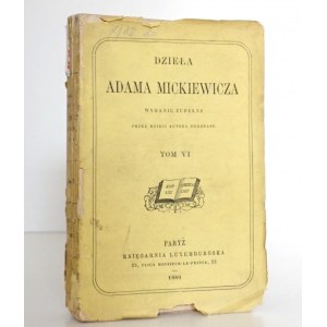 Mickiewicz A., DZIEŁA - HISTORIA POLSKA, 1880