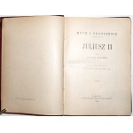 Klaczko J., RZYM I ODRODZENIE Juliusz II. 1900[wyd.1] oprawa, ilustracje