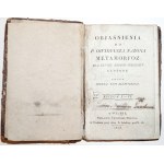 Kowalewski J., OBJAŚNIENIA do P. OWIDYUSZA Nazona METAMORFOZ, Wilno 1823