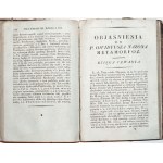 Kowalewski J., OBJAŚNIENIA do P. OWIDYUSZA Nazona METAMORFOZ, Wilno 1823