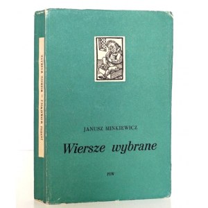 Minkiewicz J., WIERSZE WYBRANE 1944-1954 [wyd.1] [Stefanowski]