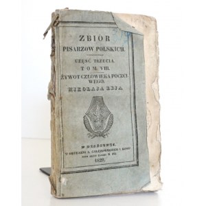 Rej M., ŻYWOT CZŁOWIEKA POCZCIWEGO księgi III, 1829