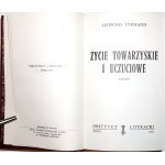 Tyrmand L., ŻYCIE TOWARZYSKIE I UCZUCIOWE, Paryż 1965; oprawa art.