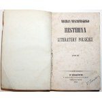 Wiszniewski M., HISTORYA LITERATURY POLSKIEJ, 1841