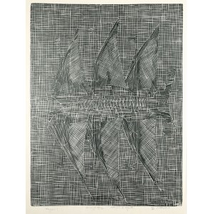 Roman Opałka (1931-2001), Żagiel II, 1965