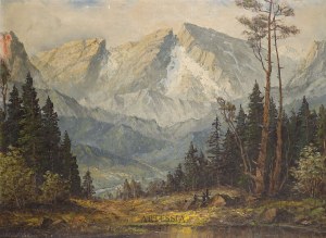 Adolf Wegener (1891 - 1960), Pejzaż alpejski