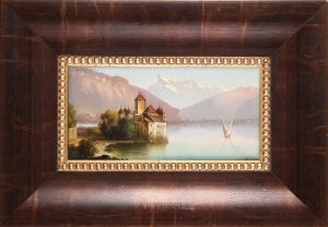 Hubert Sattler (1871- 1904) ps. J.Stauffer, Zamek Chillon na jez. Genewskim