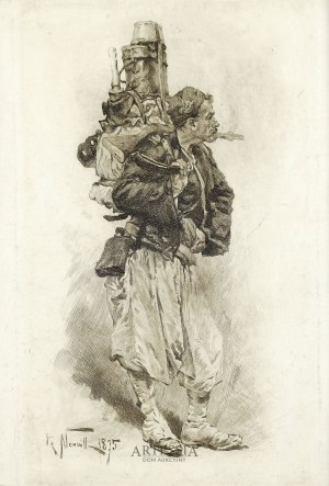 Alfonse-Marie-Adolphe de Neuville (1835-1885), Żuaw podczas kampanii, 1875