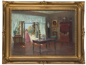 Bronisława Rychter-Janowska (1868 Kraków - 1953 tamże), Wnętrze dworku