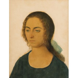 Maurycy Minkowski (1881-1930), Portrait of a girl, 1922.