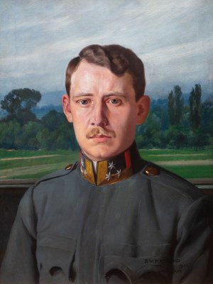 Stefan Matejko (1871-1933), Portret Karola Albrechta Habsburga, 1916 r.