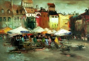 Vytautas Butas, Warszawska Starówka, 1993 r.