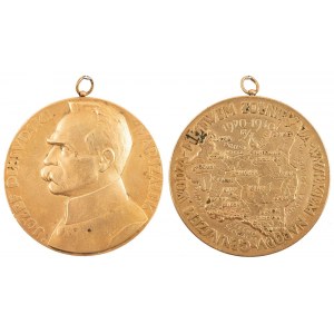 Medal, JÓZEF PIŁSUDSKI, 10 ROCZNICA ZAWIESZENIA BRONI, 1930