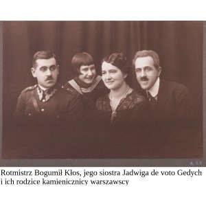 FOTOGRAFIE BOGUMIŁA KŁOSA I JEGO RODZINY, lat 30. XX w.