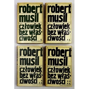 MUSIL Robert - Człowiek bez właściwości. T. 1-4. Przełożyli Krzysztof Radziwiłł, Kazimeirz Truchanowski,...