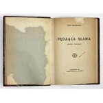 RELIDZYŃSKI Józef - Pędząca sława. Wiersze i fragmenty. Warszawa 1921. Główna Księgarnia Wojskowa. 8, s. 124, [2]...