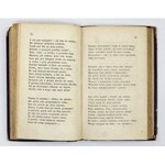 WASILEWSKI Edmund - Poezye. Kraków 1849. Nakładem i drukiem Józefa Czecha. 16, s. XII, 292, [4]...
