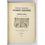 WITWICKI Stefan - Poezije biblijne, piosnki sielskie i wiersze różne. Paryż 1836. Wydanie A. Jełowickiego i Spółki....