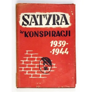 ZAŁĘSKI Grzegorz - Satyra w konspiracji 1939-1945. Wyd. II. Warszawa 1958. MON. 4, s. 350, [1],...