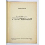 GOLDKORN Dorka - Wspomnienia uczestniczki powstania w getcie warszawskim. Warszawa 1951. Żydowski Inst. Hist....