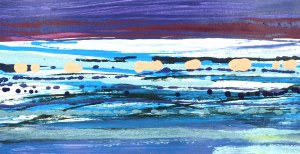 BARTOS SARO, Horizontal Landscape 13, 2021, 32 x 62 cm