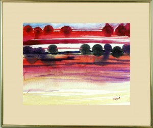 BARTOS SARO, Mirage Watercolor 04 F, 2021, 32 x 42 cm