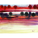 BARTOS SARO, Mirage Watercolor 04 F, 2021, 32 x 42 cm