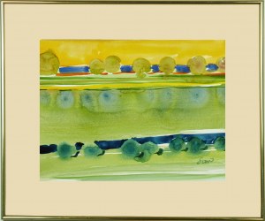 BARTOS SARO, Mirage Watercolor 11 F, 2021, 32 x 42 cm