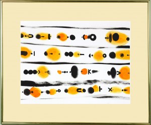 ROBERT VANECKE, Pseudologia Fantastica Yellow 08, 2018, 30 x 40 cm
