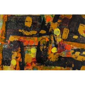 JAN ASTNER, Synesthetic Garden Black 06, 2018, 75 x 50 cm